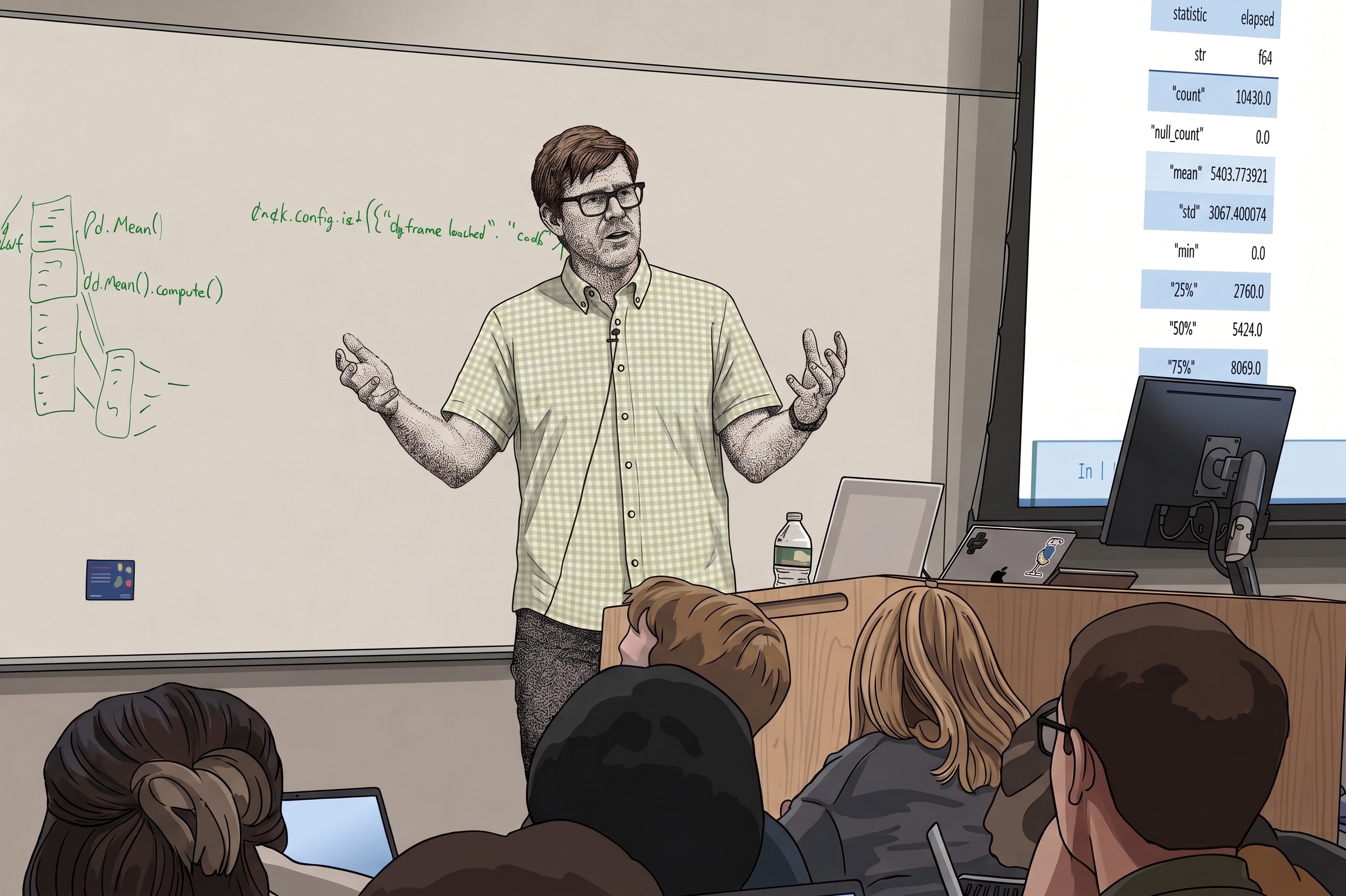 Matt Harrison teaching a technical training workshop